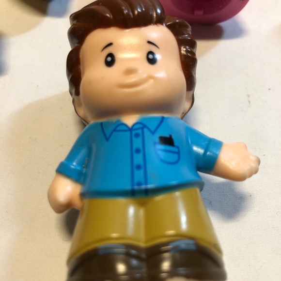 Lot of 11 Fisher-Price Little People 2012-2018 Mattel Farmer, Fireman with cat - Picture 10 of 13